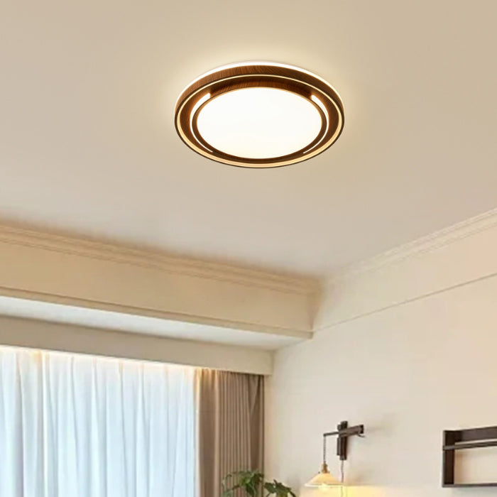 Moderne minimalistische runde Eisen-Acryl-Schirm LED-Deckenleuchte für das Schlafzimmer 