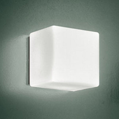 Moderner minimalistischer quadratischer Metallfuß Glas Schirm 1-Licht Deckenleuchte für das Wohnzimmer 