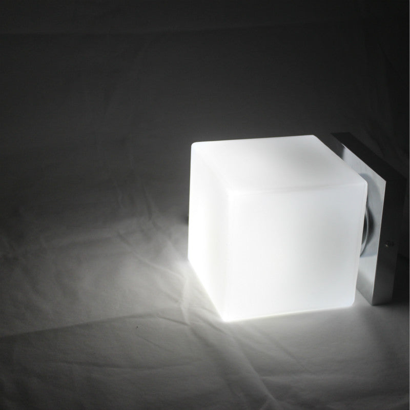 Moderner minimalistischer quadratischer Metallfuß Glas Schirm 1-Licht Deckenleuchte für das Wohnzimmer 