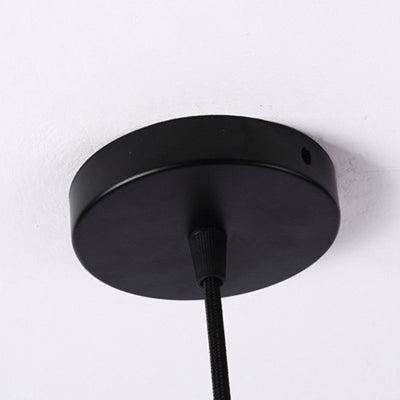 Contemporary Nordic Dome Circle Combination Iron Aluminum Frame 1-Light Pendant Light For Living Room