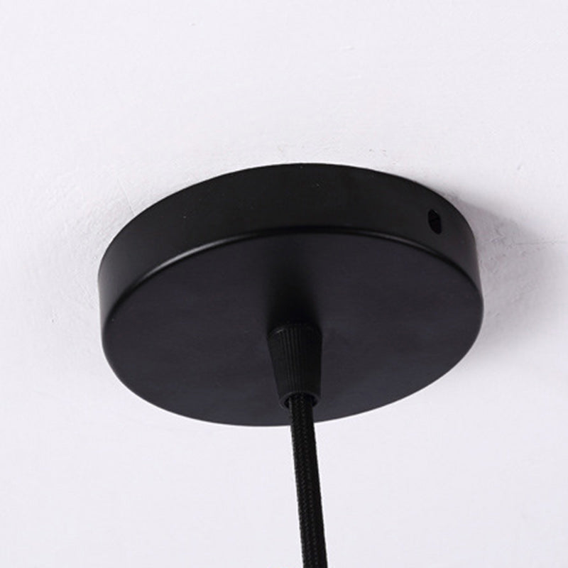 Contemporary Nordic Dome Circle Combination Iron Aluminum Frame 1-Light Pendant Light For Living Room
