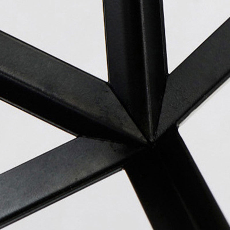 Suspension contemporaine géométrique polygonale en fer à 1 lumière pour salon 