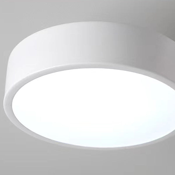 ضوء سقف LED شبه مثبت مستدير متعدد من الحديد والخشب والأكريليك بأسلوب حديث وبسيط لغرفة المعيشة 