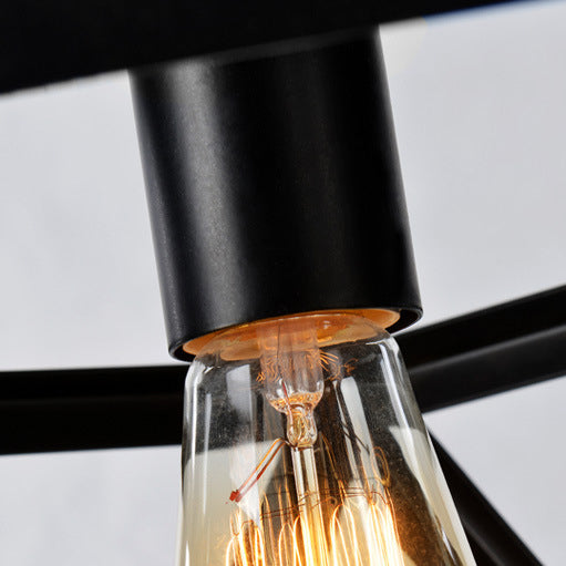Contemporary Industrial Polygonal Diamond Iron Frame 1-Light Pendant Light For Living Room