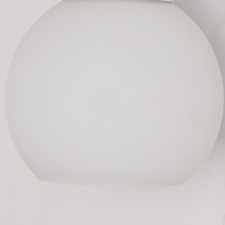 Contemporary Creative Cylinder Flower Iron Glass Shade 1-Light Wall Sconce Lamp For Living Room