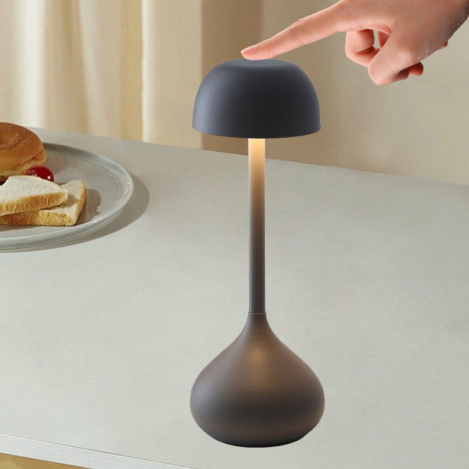 Zeitgenössische nordische runde Zylinder Aluminium LED Tischlampe für das Wohnzimmer 
