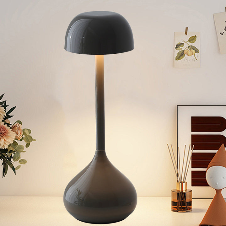 Zeitgenössische nordische runde Zylinder Aluminium LED Tischlampe für das Wohnzimmer 