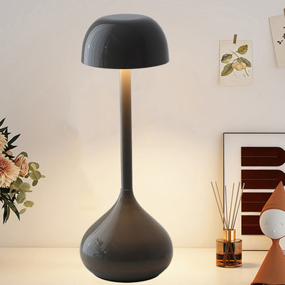 مصباح طاولة LED أسطواني من الألمنيوم بتصميم نوردي معاصر لغرفة المعيشة 