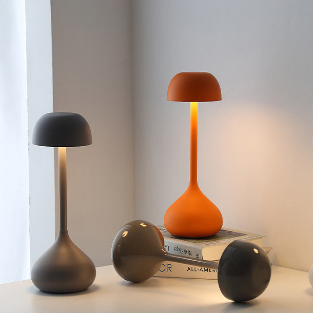 Zeitgenössische nordische runde Zylinder Aluminium LED Tischlampe für das Wohnzimmer 