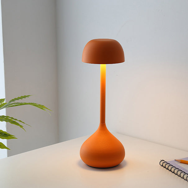 مصباح طاولة LED أسطواني من الألمنيوم بتصميم نوردي معاصر لغرفة المعيشة 