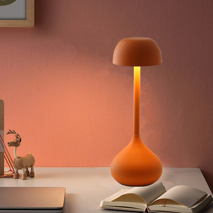 Zeitgenössische nordische runde Zylinder Aluminium LED Tischlampe für das Wohnzimmer 
