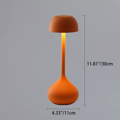مصباح طاولة LED أسطواني من الألمنيوم بتصميم نوردي معاصر لغرفة المعيشة 