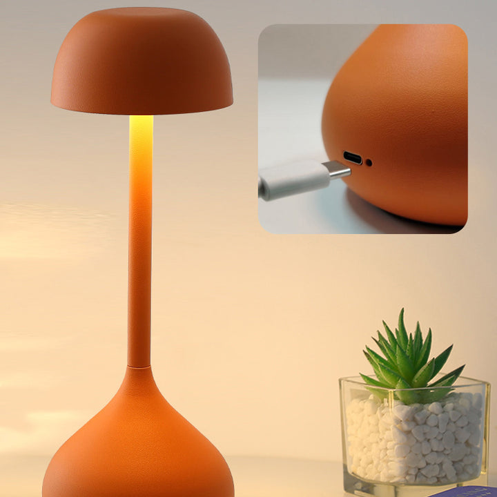 Zeitgenössische nordische runde Zylinder Aluminium LED Tischlampe für das Wohnzimmer 