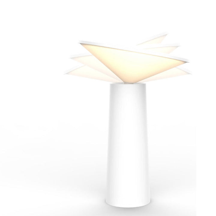 Modern Minimalist Eye Protection Cylinder Cone ABS LED Table Lamp For Bedroom