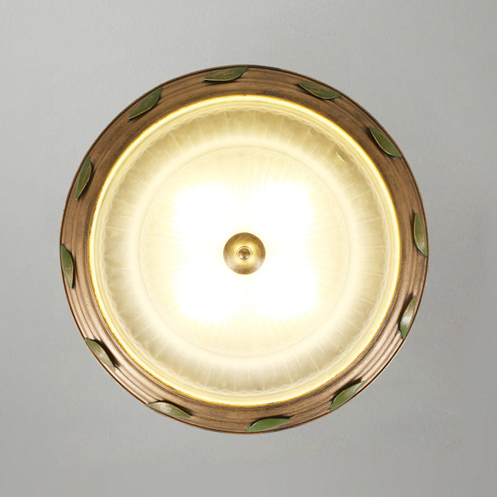 Plafonnier traditionnel européen en fer et verre en forme de cône à 3/4/5 lumières pour salon ou chambre 