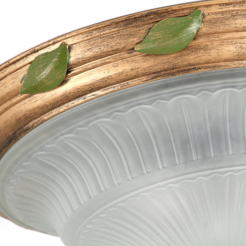 Plafonnier traditionnel européen en fer et verre en forme de cône à 3/4/5 lumières pour salon ou chambre 