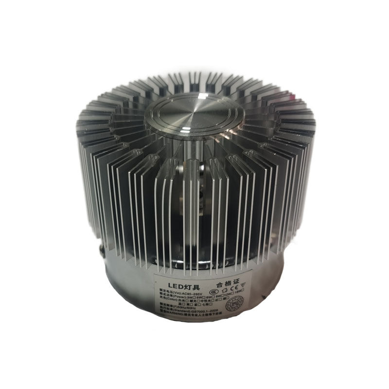 Luz de techo empotrada LED redonda de aluminio de simplicidad contemporánea para pasillo o entrada 