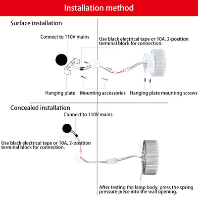 Luz de techo empotrada LED redonda de aluminio de simplicidad contemporánea para pasillo o entrada 