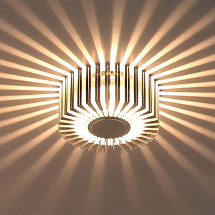 Contemporary Simplicity Aluminum Round LED Flush Mount Ceiling Light For Hallway Or Entryway