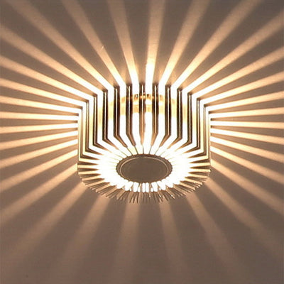 Luz de techo empotrada LED redonda de aluminio de simplicidad contemporánea para pasillo o entrada 