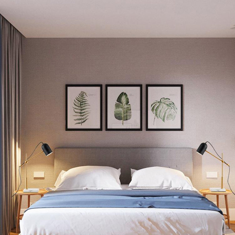 Moderne, eklektische, runde Tischlampe aus Eisenmarmor mit 1 Licht für das Wohnzimmer 