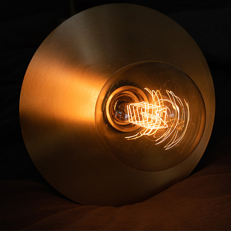 Moderne minimalistische runde Pendelleuchte aus Eisen und Glas, 1-flammig, für das Wohnzimmer 