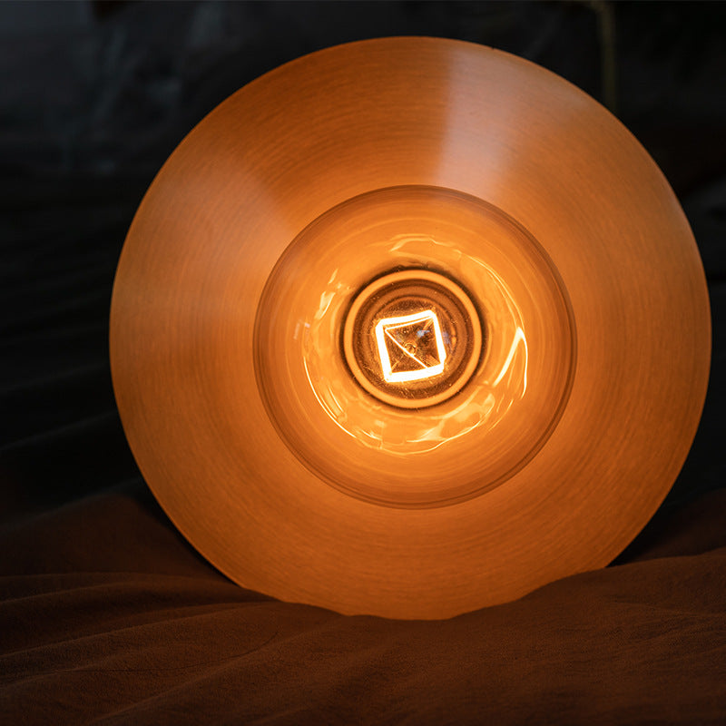 Moderne minimalistische runde Pendelleuchte aus Eisen und Glas, 1-flammig, für das Wohnzimmer 