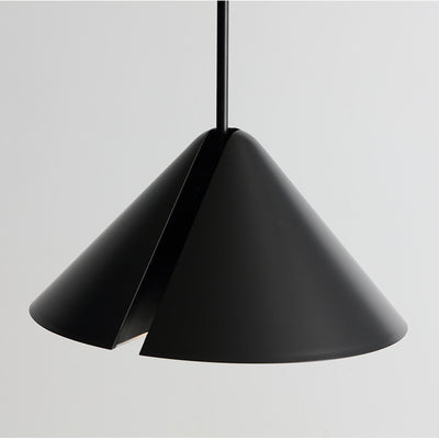 Modern Minimalist Cone Iron Acrylic LED Pendant Light For Living Room