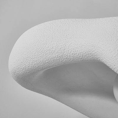 Lustre suspendu à 1 lumière en plastique nuage traditionnel japonais pour salon 
