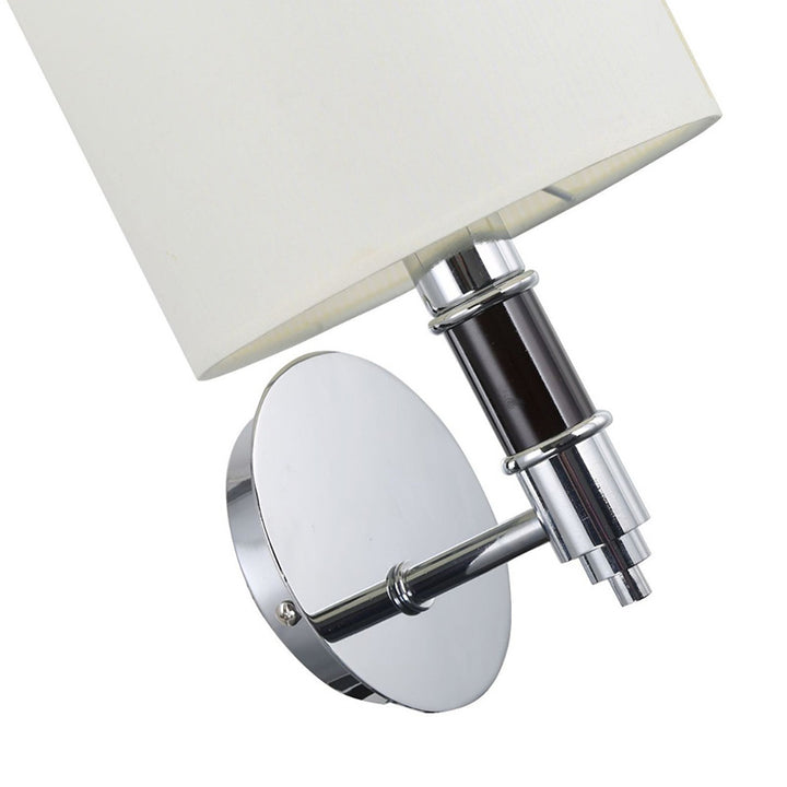 Applique murale à 1 lumière en acier avec colonne nordique contemporaine pour salon 