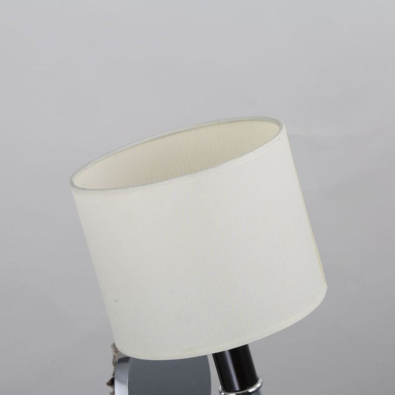 Applique murale à 1 lumière en acier avec colonne nordique contemporaine pour salon 