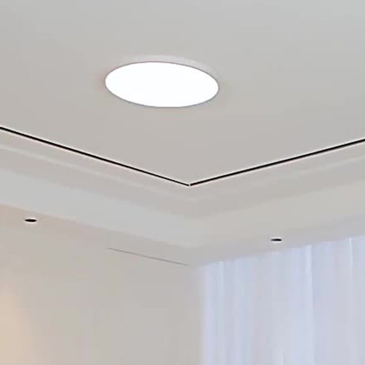 Moderne unbedeutende runde Kunststoff-Acryl-LED-Deckenleuchte für Wohnzimmer 