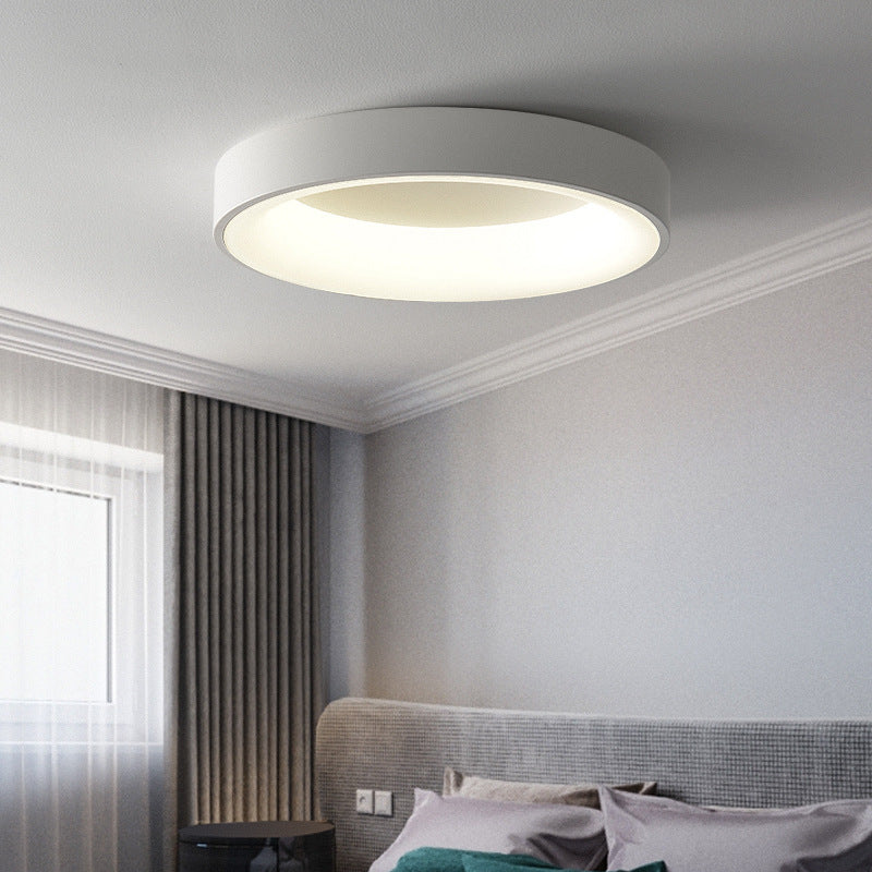 ضوء سقف مثبت بمصباح LED دائري حديث من الألومنيوم والأكريليك لغرفة المعيشة 