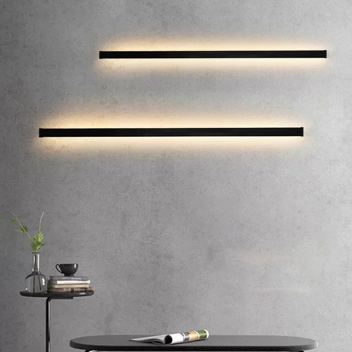 Applique murale à LED en aluminium acrylique avec bande minimaliste moderne pour salon 