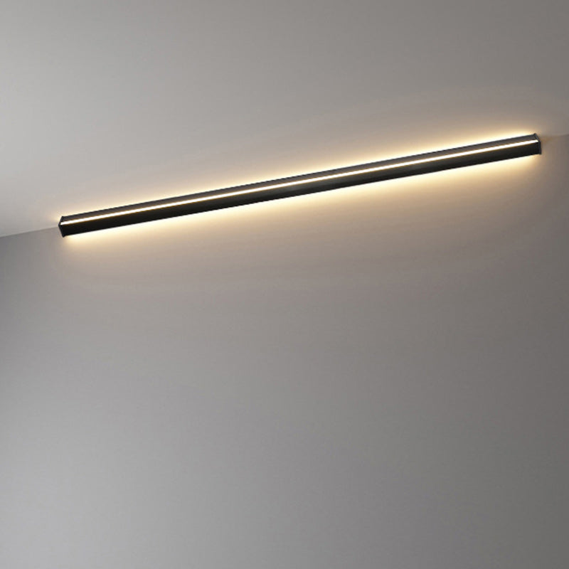 Applique murale à LED en aluminium acrylique avec bande minimaliste moderne pour salon 