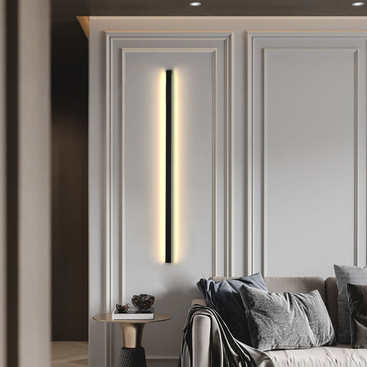 Applique murale à LED en aluminium acrylique avec bande minimaliste moderne pour salon 