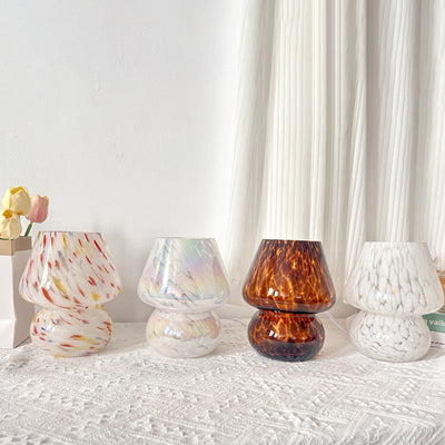 Zeitgenössische kreative ovale Glas-Tischlampe mit 1 Licht für das Wohnzimmer 
