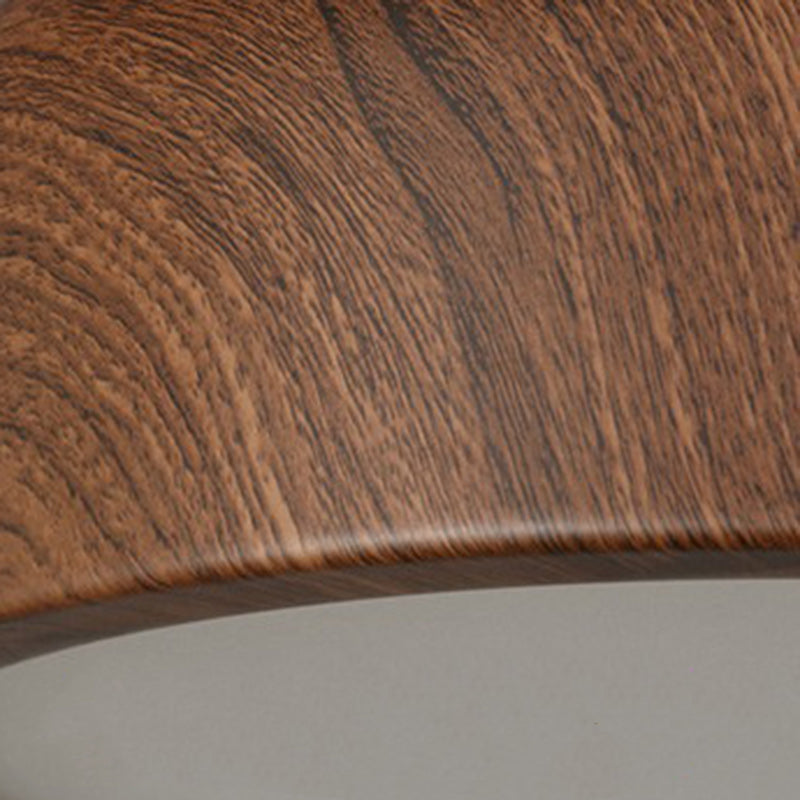 Lustre suspendu LED acrylique rond en fer traditionnel japonais pour salon 