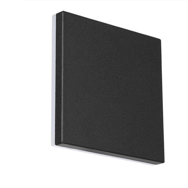 Lámpara Aplique de Pared LED Cuadrada de Aluminio Minimalista Moderna para Sala de Estar 
