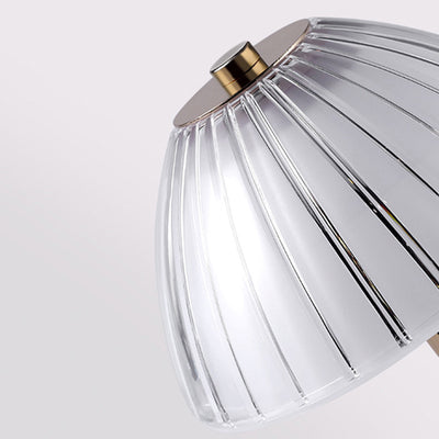 Contemporary Nordic Dome Iron Acrylic LED Table Lamp For Living Room