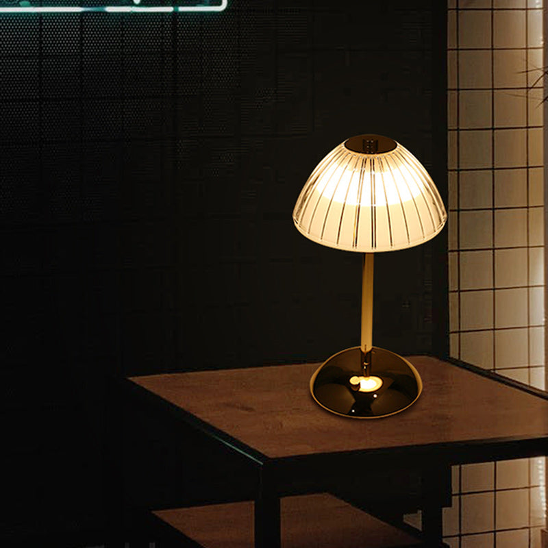 Contemporary Nordic Dome Iron Acrylic LED Table Lamp For Living Room
