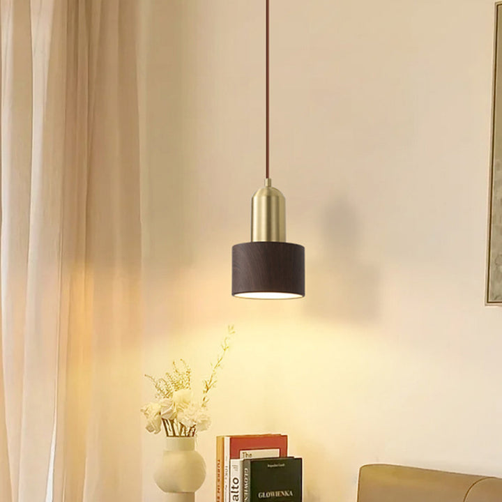 Zeitgenössische nordische runde Eisen-Acryl-1-Licht-Pendelleuchte für das Wohnzimmer 