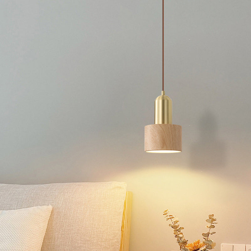 Zeitgenössische nordische runde Eisen-Acryl-1-Licht-Pendelleuchte für das Wohnzimmer 