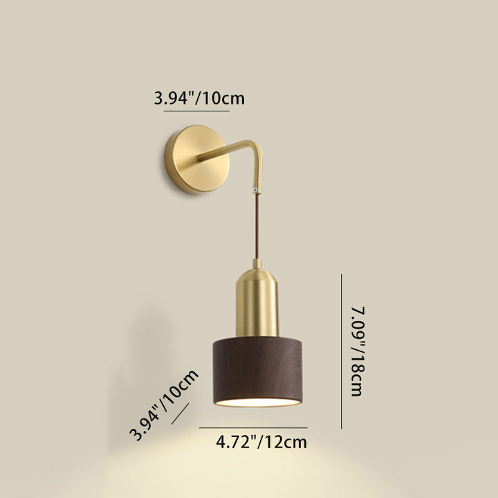 Aplique de pared contemporáneo nórdico redondo de hierro acrílico con 1 luz para sala de estar 