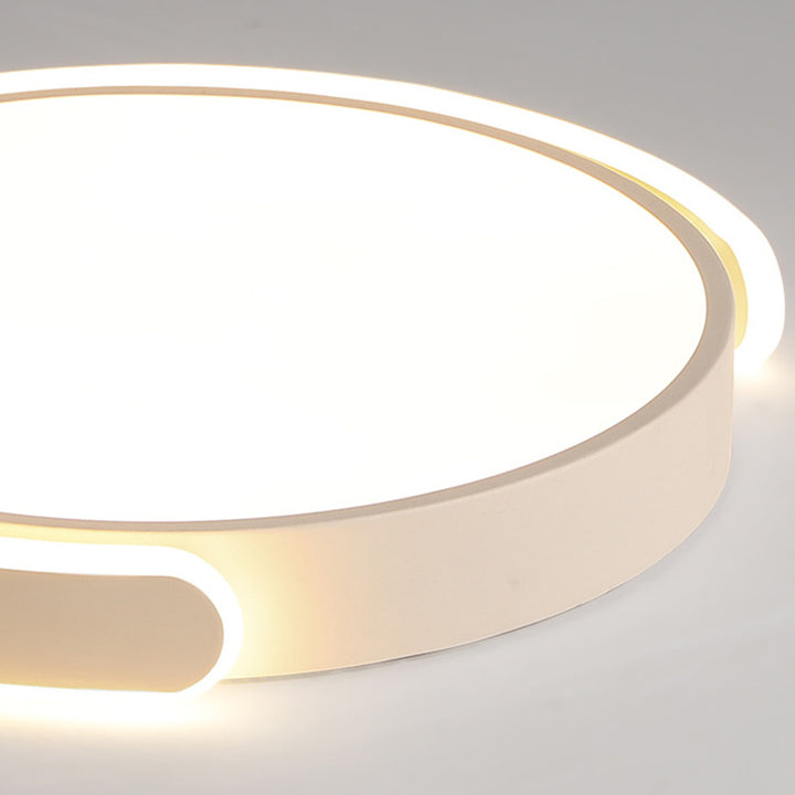 Moderne minimalistische runde Eisen-Acryl-LED-Deckenleuchte für das Esszimmer 