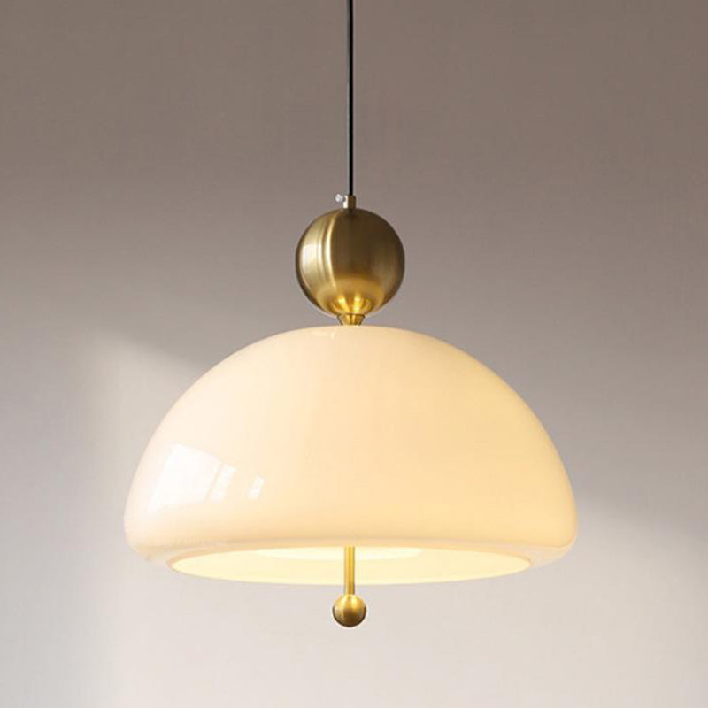 Zeitgenössische kreative runde Eisen-Glas 3-Licht-Pendelleuchte für das Wohnzimmer 