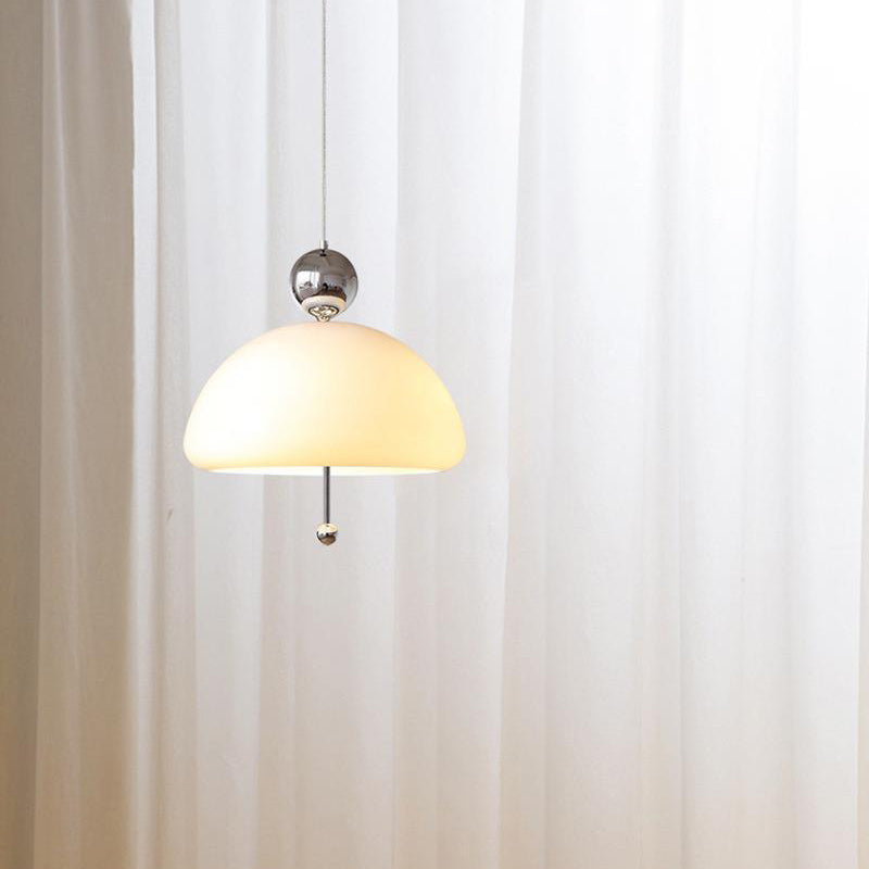 Zeitgenössische kreative runde Eisen-Glas 3-Licht-Pendelleuchte für das Wohnzimmer 