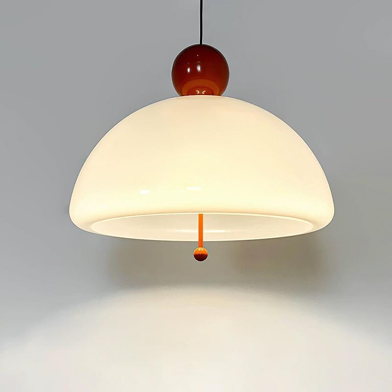 Zeitgenössische kreative runde Eisen-Glas 3-Licht-Pendelleuchte für das Wohnzimmer 
