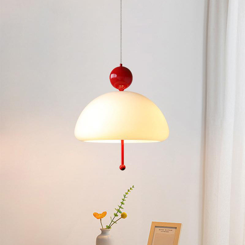 Zeitgenössische kreative runde Eisen-Glas 3-Licht-Pendelleuchte für das Wohnzimmer 