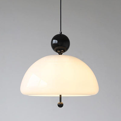 Zeitgenössische kreative runde Eisen-Glas 3-Licht-Pendelleuchte für das Wohnzimmer 